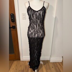 Zara Black Lace Dress
